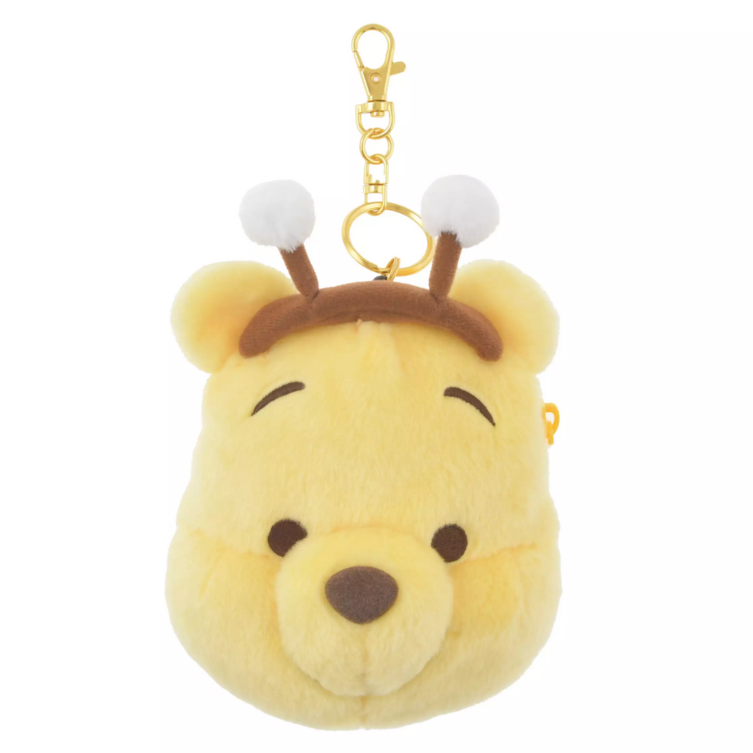 Disney｜2024 HONEY DAY Winnie the Pooh Passcase蜜蜂维尼大脸伸缩收纳包/零钱包｜約縦17×横11.5×厚み8cm