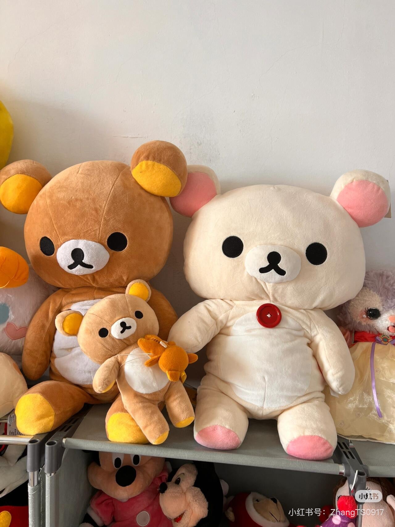 Rilakkuma轻松熊｜San-X Plush Doll Rilakkuma Korilakkuma-Size L超好抱大号小白熊毛绒玩偶/公仔｜约450x350x160mm