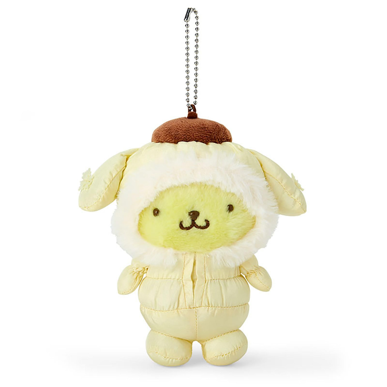 Sanrio三丽鸥｜Mascot Holder- Fluffy Puffy Winter冬季羽绒滑雪服毛绒玩偶挂件/包挂｜约9.5×7.5×12.5cm