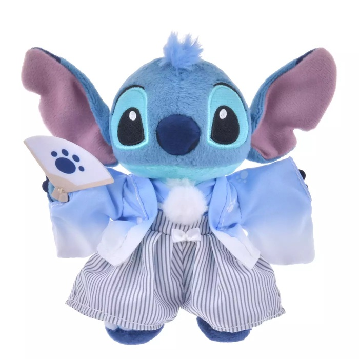 Disney｜Mickey Minnie Donald Stitch Baymax Kimono Keychain和服系列毛绒玩偶钥匙扣挂件/包挂｜約 H13 x W15 x D7(cm)）