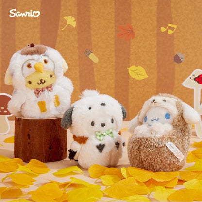 Sanrio三丽鸥｜Mascot Holder /Forest Small Animals秋日森林小动物系列可爱角色毛绒挂件/包挂｜约 13×13×14cm