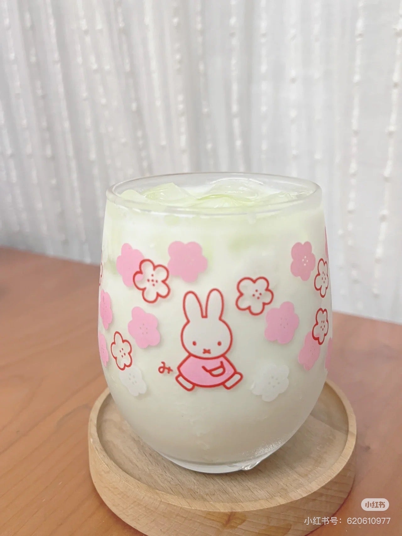 Miffy米菲｜Color Changing Glass Tumbler - Sakura遇冷变色樱花玻璃杯｜80×92mm