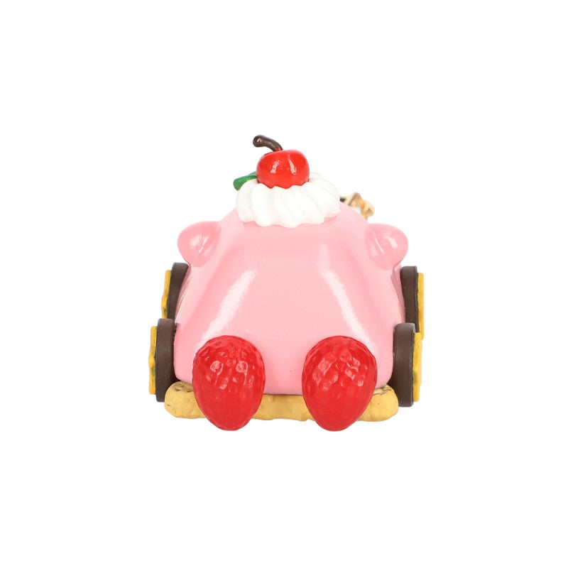 Kirby｜限购款/cafe商店限定草莓蛋糕小汽车钥匙扣/钥匙圈/包挂｜40 x 42 x 55 mm