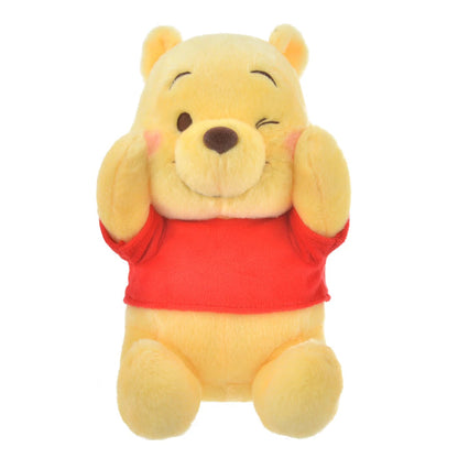 Disney｜pooh‘s day 小熊维尼wink公仔/玩偶/手部有磁吸/可变换位置/和其他磁吸公仔互动｜高さ約23.5×幅15×奥行き15(cm)