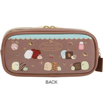 Sumikko gurashi｜Chocolate Fair at Sumikko Cafe - Front Pocket Pen Pouch San-X｜95 × 200 × 55 mm approx.