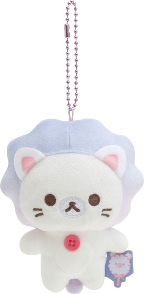 Rilakkuma轻松熊｜Korilakkuma Plush Keychain Sky Cotton Candy San-X天空白云棉花糖系列毛绒玩偶挂件/包挂約H140×W100×D55mm