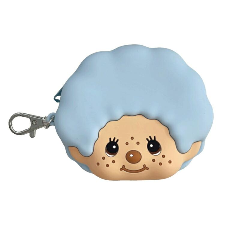 Monchhichi｜Silicone Face Pouch｜H8 x W9.5 x D3.8mm approx.