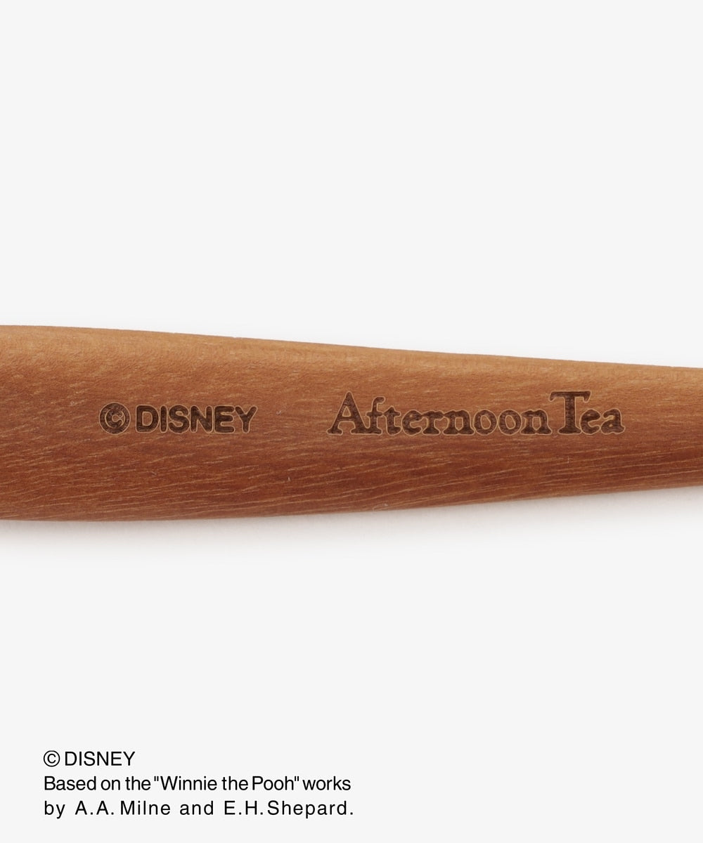 Disney｜噗噗小熊维尼Afternoon Tea联名限定木质刻画叉/勺/不可洗碗机｜	長さ14cm/幅2.2cm