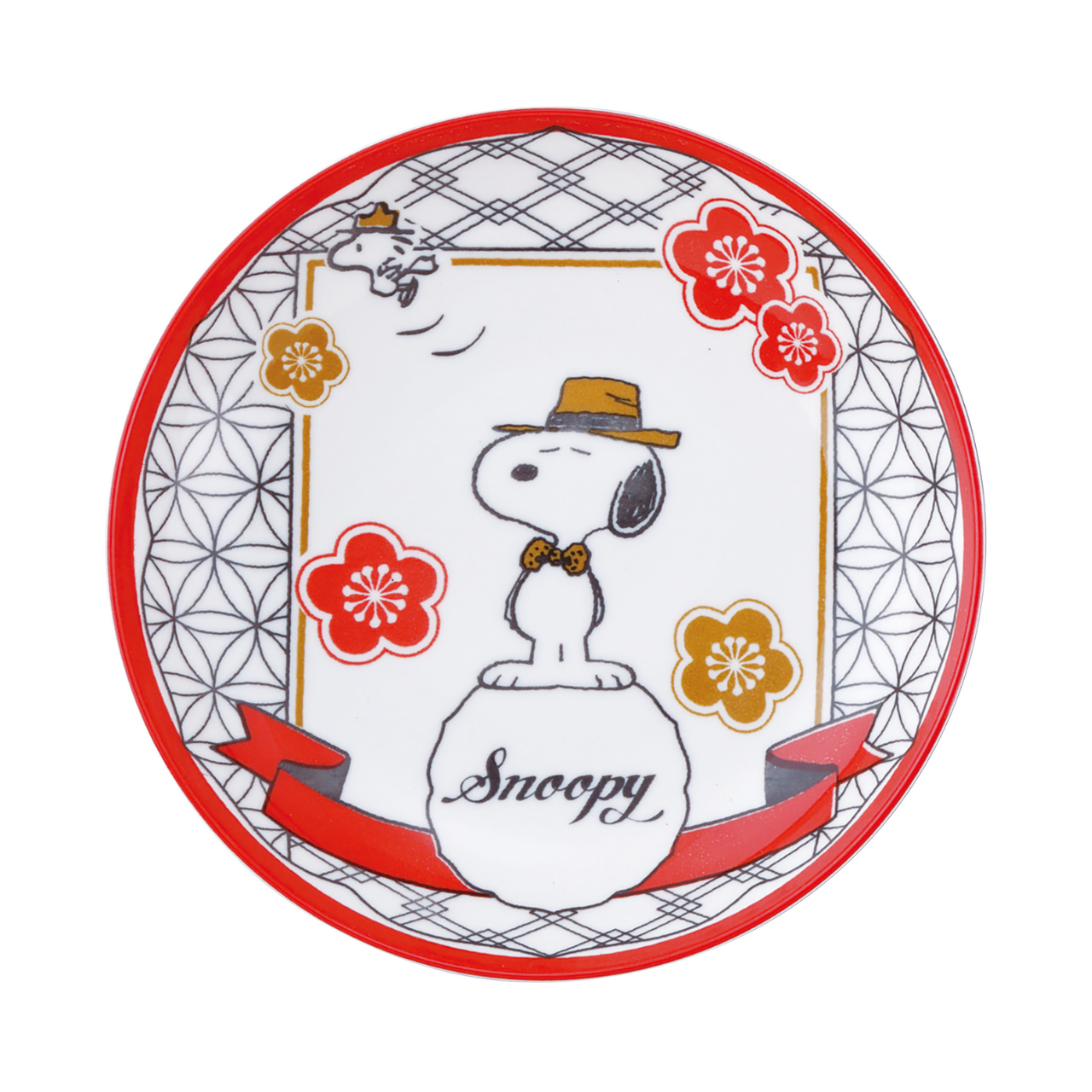 Snoopy｜史努比怀旧系列意大利面餐盘/餐具｜约22cm