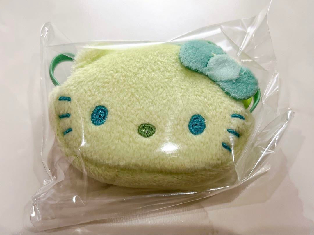 Sanrio三丽鸥｜Color Variation Plush Pochette-Hello Kitty凯蒂猫脸型彩色10色毛绒迷你斜挎包盲盒/全10种｜1枚入