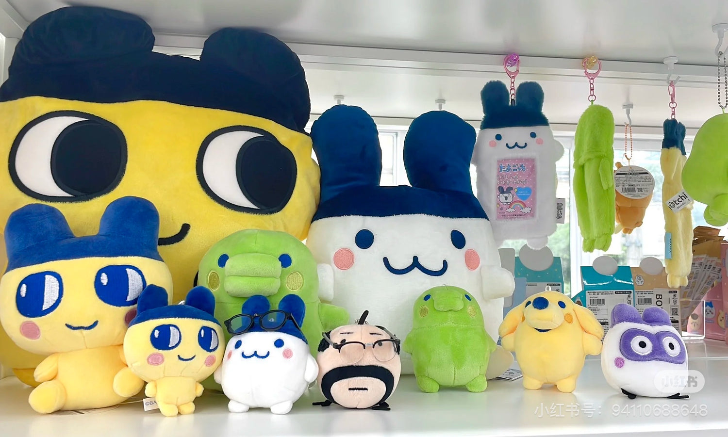 Tamagotchi拓麻歌子｜Plush Mascot电子宠物可爱角色毛绒玩偶挂件/包挂｜约90x100x50mm