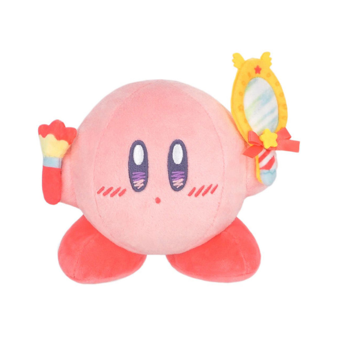 Kirby星之卡比｜化妆卡比毛绒公仔/玩偶｜约14 x 13 x 8 cm