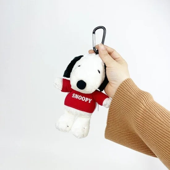 Snoopy｜mochi史努比拉链零钱包挂件/拉链打开是史努比可折叠购物袋｜约14cm×12cm×19cm