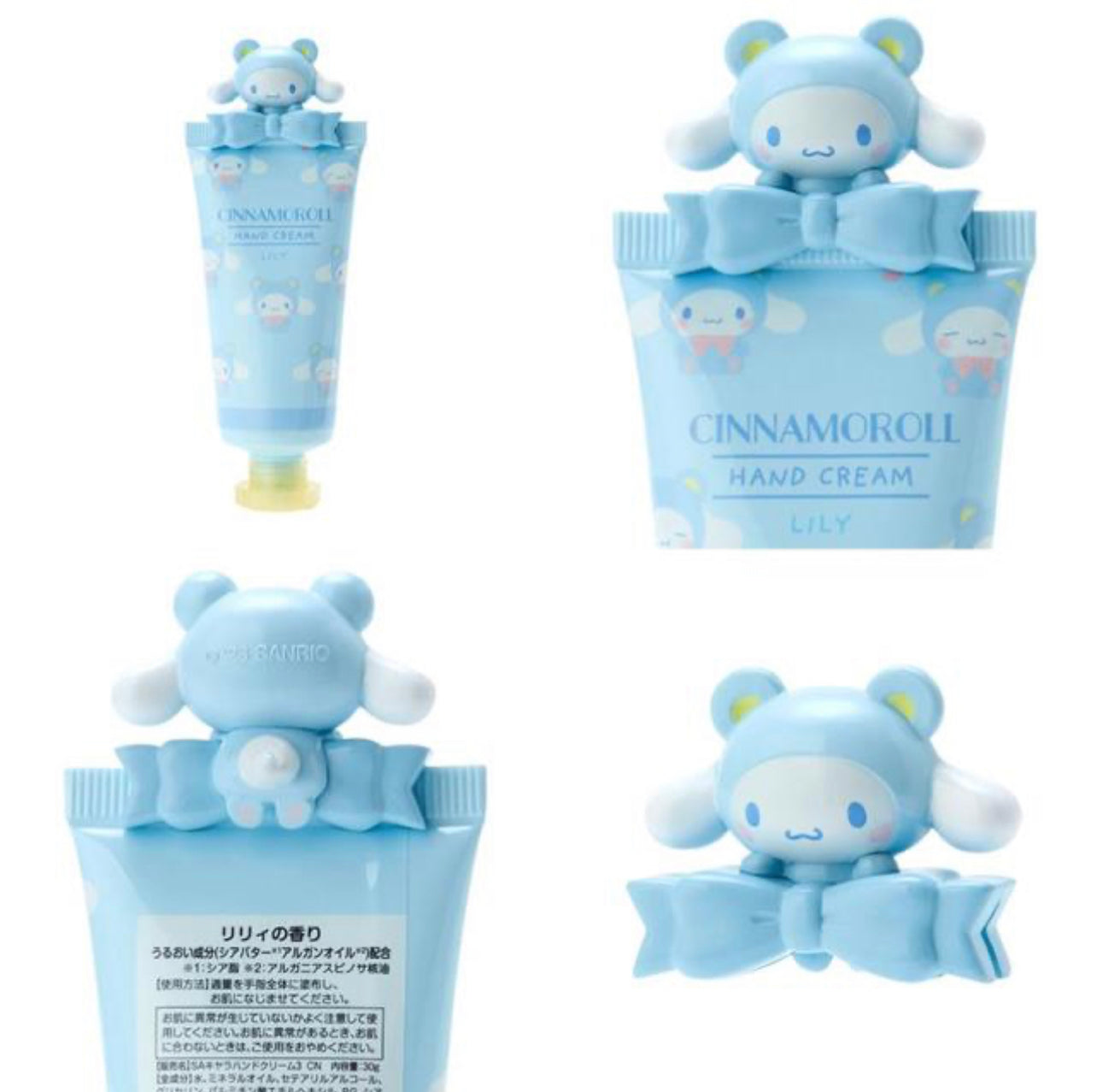 Sanrio｜Kawaii Cosme保湿护手霜/顶上蝴蝶结可单独取下｜30g