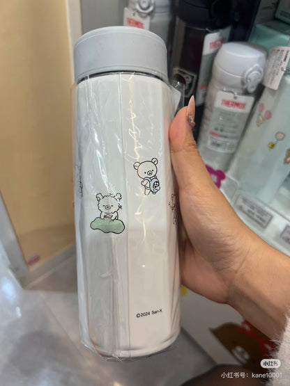 Rilakkuma轻松熊｜Water Bottle Rilakkuma Skater Stainless Steel Bottle可爱图案八角形不锈钢保温杯/保冷杯｜约500ml