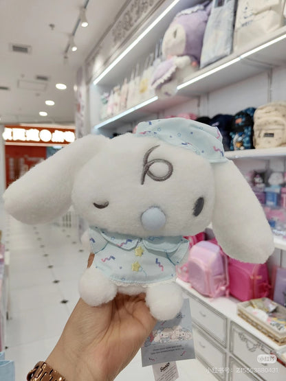 Sanrio三丽鸥｜Original Plush Toy - Cinnamoroll Milk/Sleepy Time / Sleepy Time玉桂狗甜梦系列困困大耳狗睡衣睡帽毛绒公仔/玩偶｜约24×10×18cm