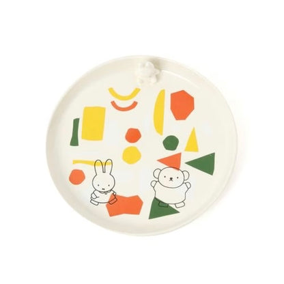 Miffy米菲｜可爱立体兔兔餐盘/盒子可做礼物盒/盘底也有彩色米菲图案