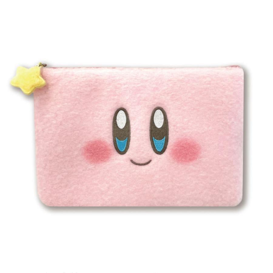 Kirby｜毛茸茸可爱化妆包｜約幅19×奥行3.5×高さ13.2cm
