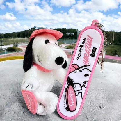 Snoopy｜原宿限定粉帽帽史努比挂件｜约W7.5xH9xD5.5c m