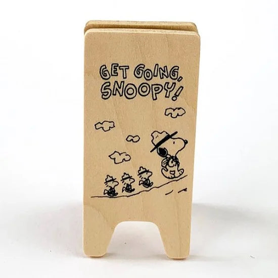 Snoopy｜小公告牌备忘夹/文件夹/Memo Stand/正反不同图案｜约3cm×7cm×3cm