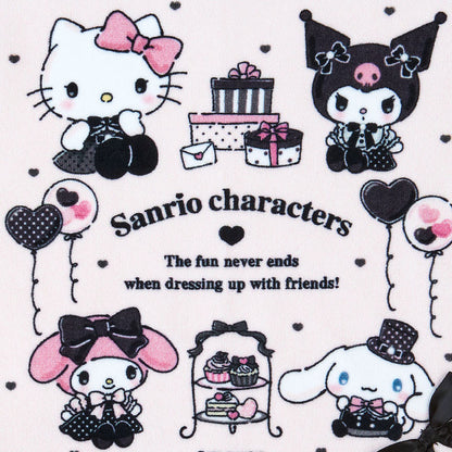 Sanrio｜Tokimeki Sweet Party法式浪漫甜美派对系列黑蝴蝶结毛巾｜约25 x 25 cm