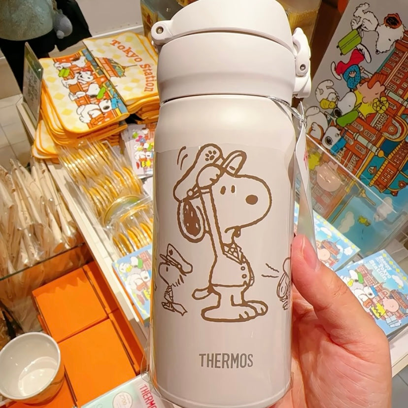 Snoopy｜史努比东京站膳魔师保温杯｜约500ml/350ml