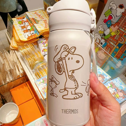 Snoopy｜史努比东京站膳魔师保温杯｜约500ml/350ml