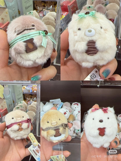 Sumikko gurashi｜Bean Master mini Tenori Plush Doll Chocolate Fair San-X Japan｜60×55×50mm approx.