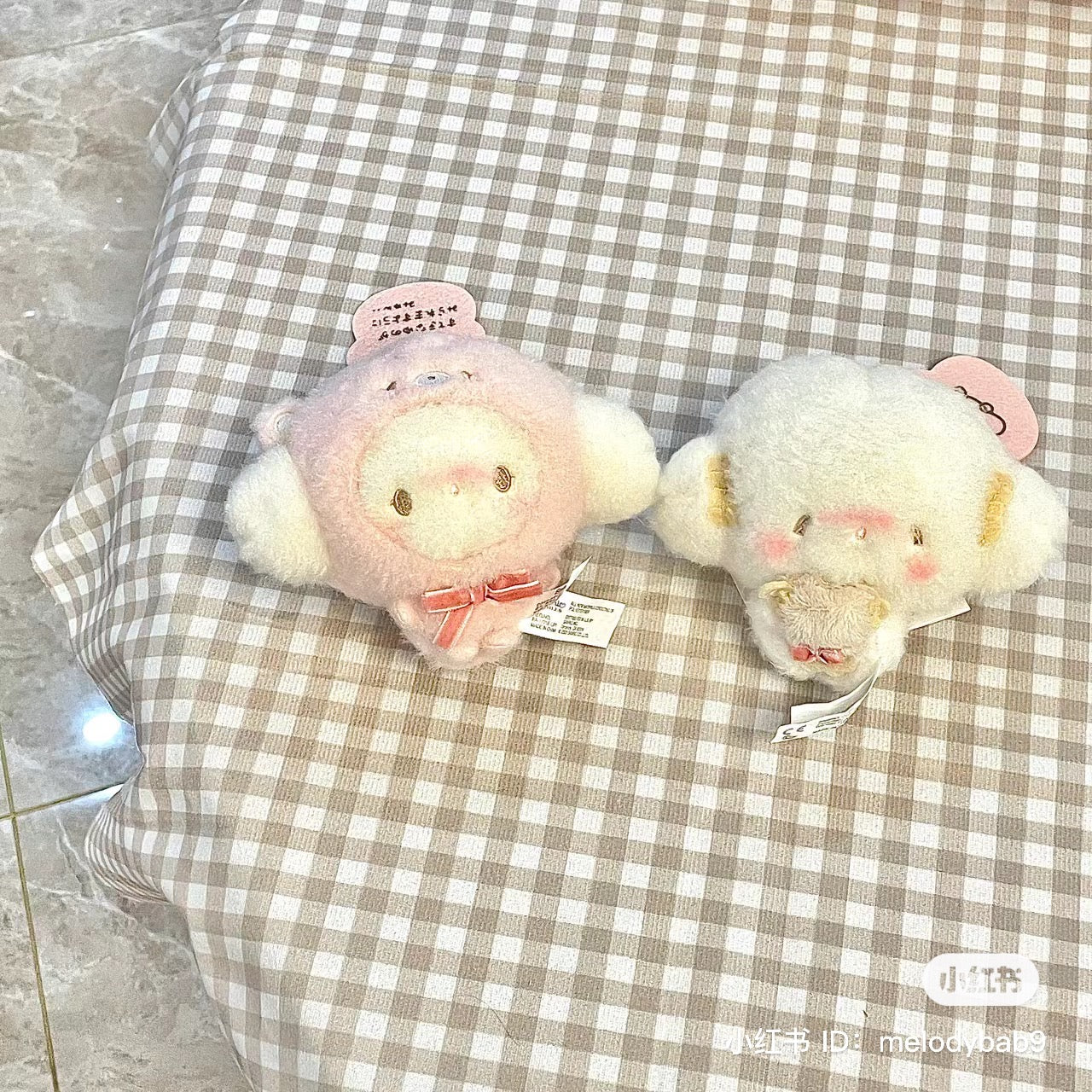 Sanrio｜Cogimyun害羞小麦云/像云朵一样挂件/包挂｜约15×9.5×21.5 cm