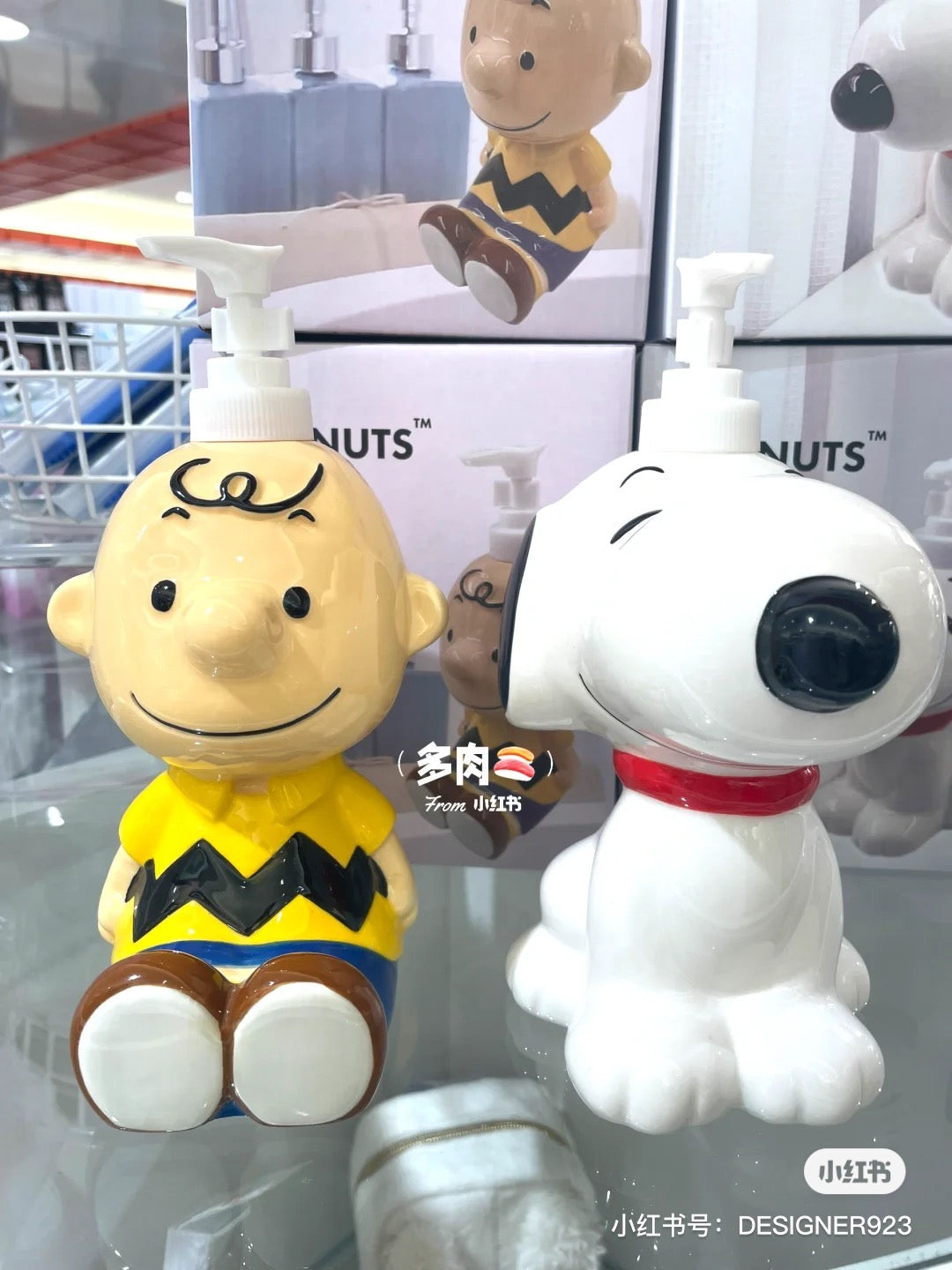 Snoopy｜史努比&amp;查理布朗陶瓷洗手液分装瓶｜史努比500ml/查理布朗430ml