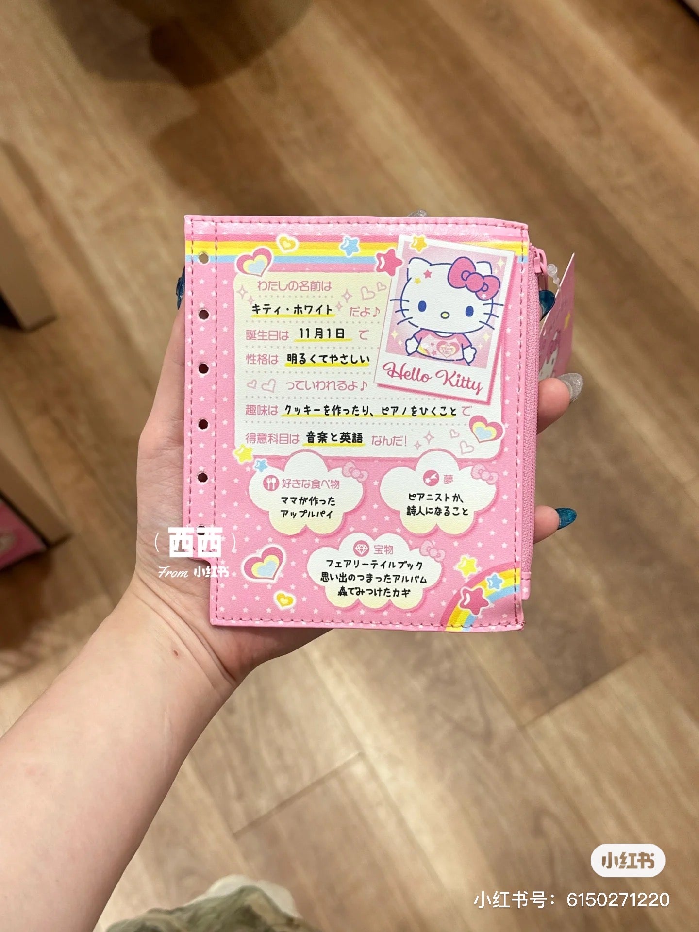 Sanrio三丽鸥｜Sanrio Original Mini Pouch / Nostalgic Profile Book自我介绍同学录迷你手账零钱包｜约12×0.8×14cm