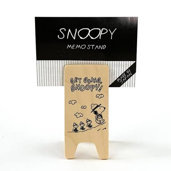 Snoopy｜小公告牌备忘夹/文件夹/Memo Stand/正反不同图案｜约3cm×7cm×3cm