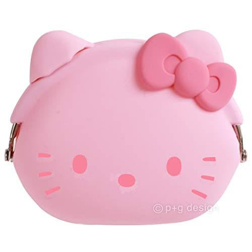 Sanrio｜易清洗防水硅胶hellokitty大头零钱包｜W9.7×H8.0×D4.7cm