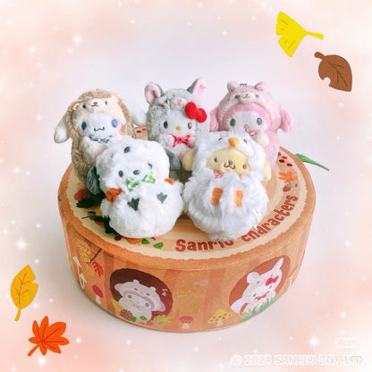 Sanrio三丽鸥｜Mascot Holder /Forest Small Animals秋日森林小动物系列可爱角色毛绒挂件/包挂｜约 13×13×14cm