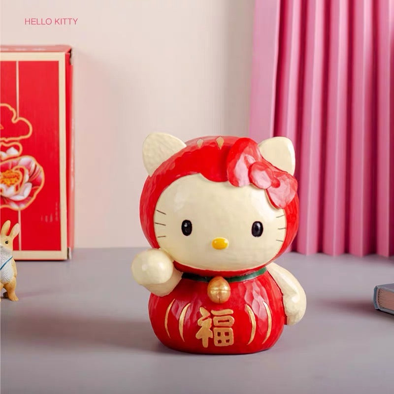 HelloKitty凯蒂猫｜Hello kitty开运存钱罐不倒翁｜约H160 W120 D110mm