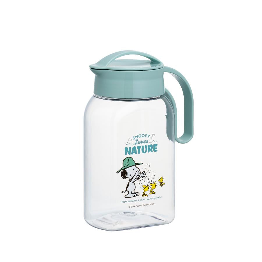 Snoopy｜高颜值透明树脂大容量家用密封水壶｜容量约1800ml