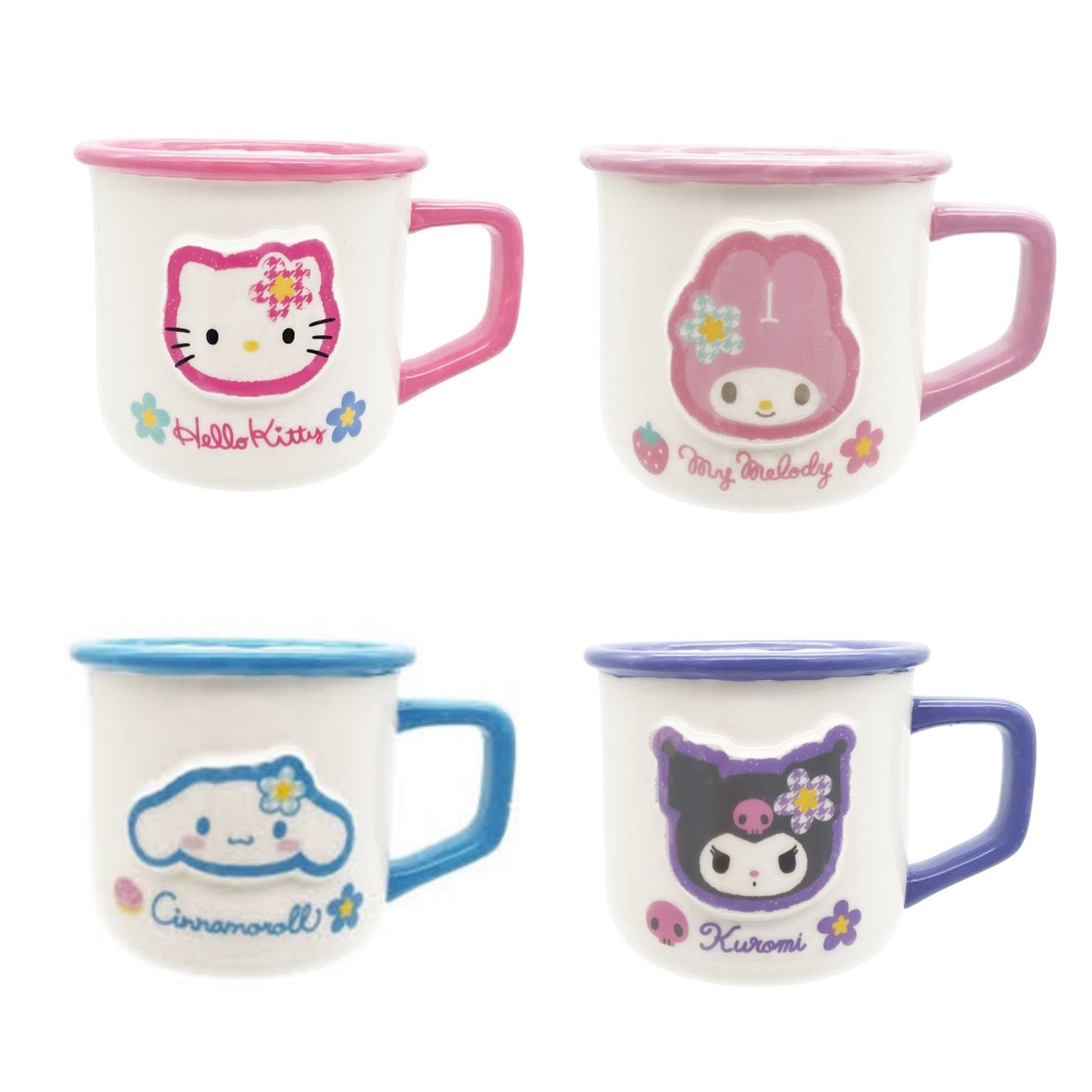 Sanrio｜可爱角色珐琅马克杯/水杯/咖啡杯｜约W11.8×D9.1×H8cm