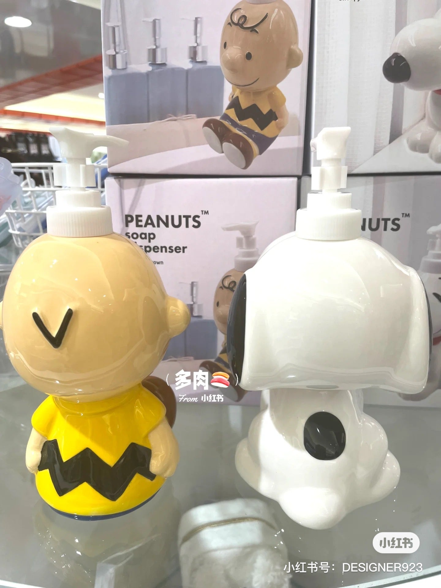 Snoopy｜史努比&amp;查理布朗陶瓷洗手液分装瓶｜史努比500ml/查理布朗430ml