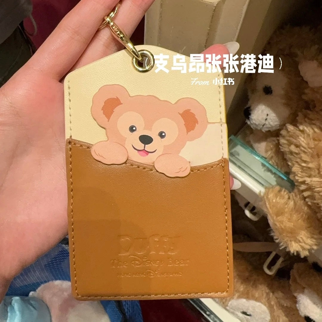 Disney HK｜duffy达菲皮质感卡包