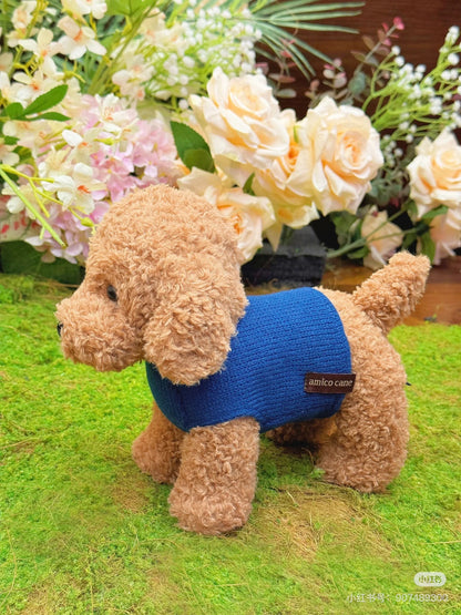 Sunlemon｜Plush Doll amico cane - Toy Poodle Beige (M) ｜H20×W14×D25cm approx.