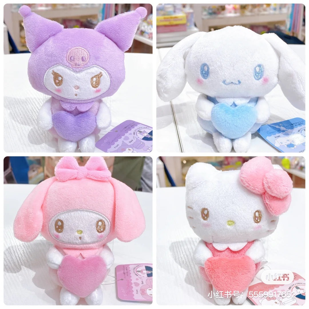 Sanrio｜抱爱心柔软挂件｜高約9cm