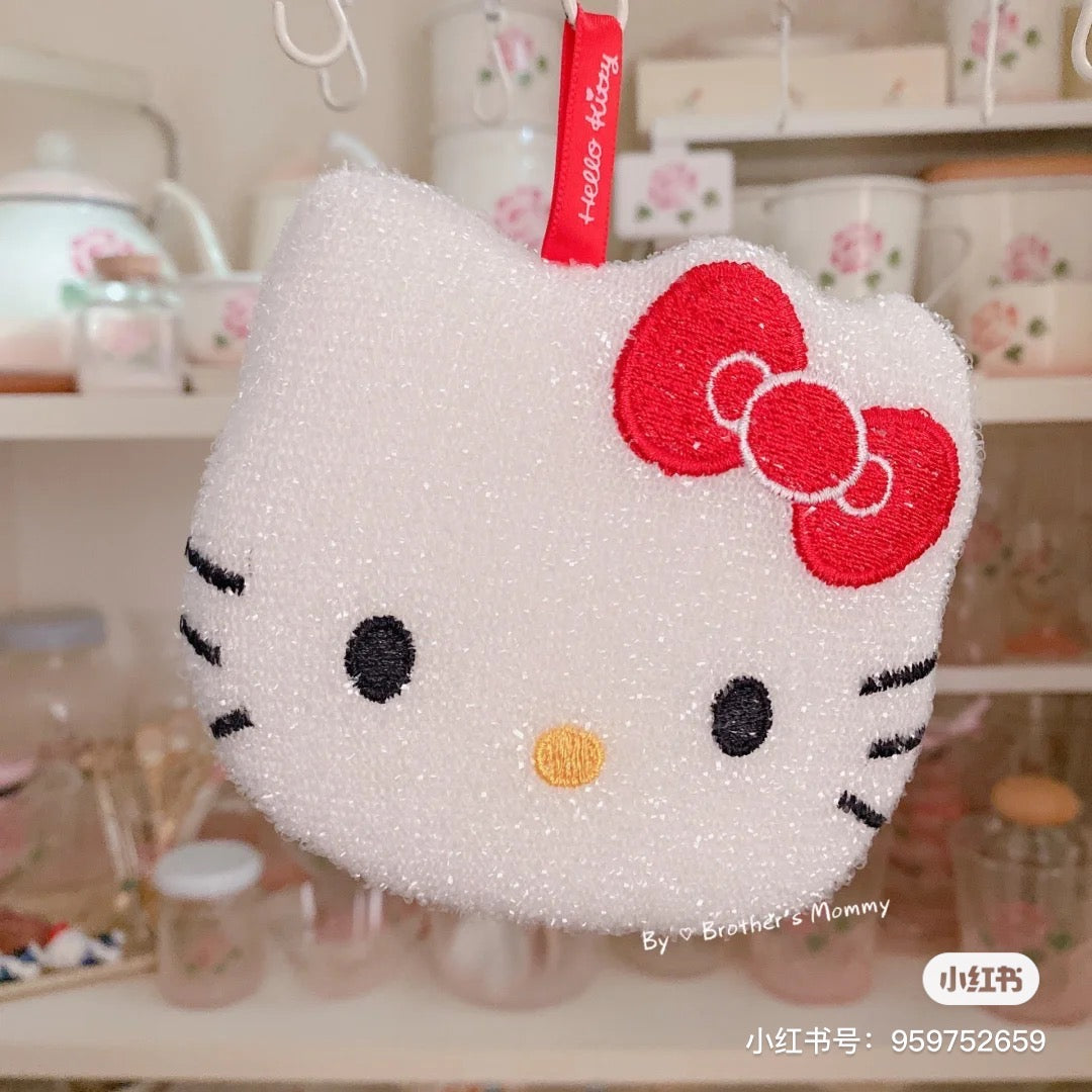 Sanrio｜Hello Kitty抗菌厨房海绵/可悬挂