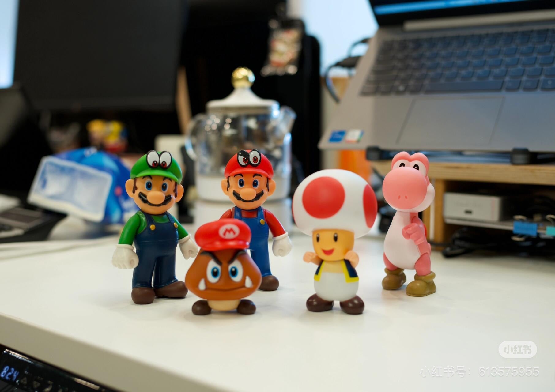 Nintendo｜Ishikawa Toy Super Mario Figure Collection超级马里奥游戏角色手办/摆件｜约4.8 x 9.4 x 13.8