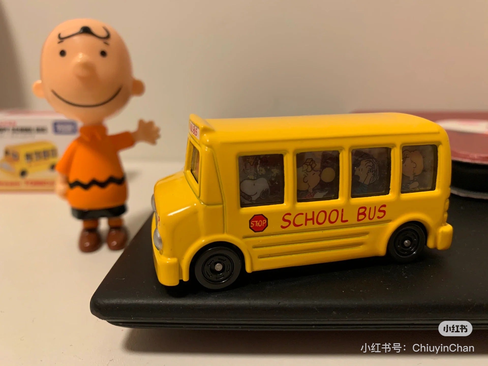 Snoopy｜Dream Tomica No.154黄色学校大巴玩具车/摆件｜约W78×H40×D39mm