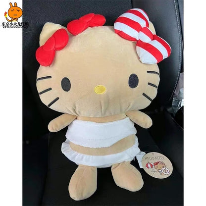 Sanrio三丽鸥｜Avail联名黑皮Hello Kitty特大玩偶