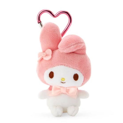 Sanrio｜ Plush Mascot Holder with Heart Carabiner明星同款爱心扣玩偶挂件/包挂｜约6×4×8.7cm