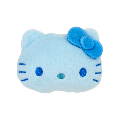 Sanrio三丽鸥｜Hello Kitty凯蒂猫脸型彩色10色毛绒胸针徽章盲盒/全10种｜1枚入