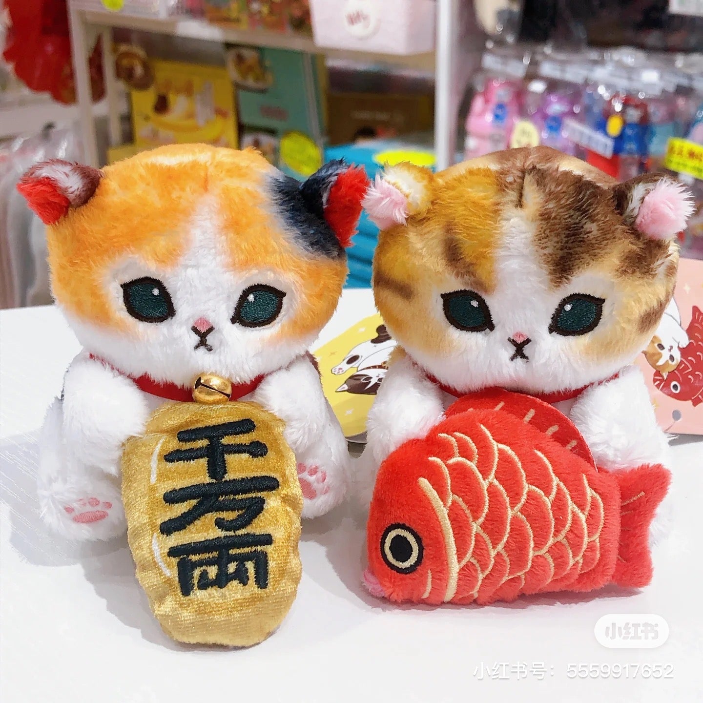 Mofusand｜Monitor Plush Toy - Cat 鲨鱼猫鲷鱼猫毛绒玩偶摆件｜約H120×W75×D110mm