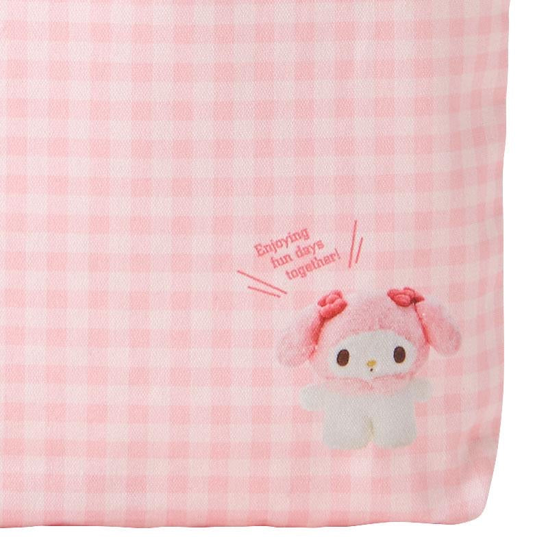 Sanrio｜ Tote Bag - Pitatto Friends Photo多巴胺格纹系列可爱角色帆布包｜约29×5×32cm