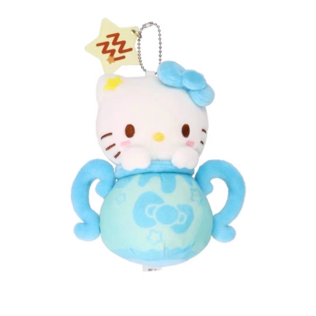 Sanrio三丽鸥｜Avail联名Hello Kitty凯蒂猫50周年限定12星座毛绒玩偶挂件/包挂